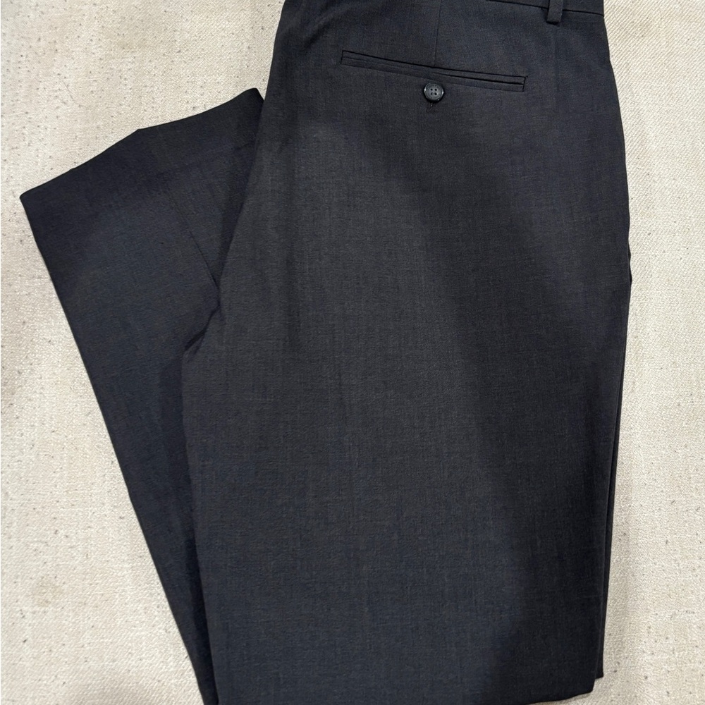 Calvin Klein Charcoal Gray Trousers